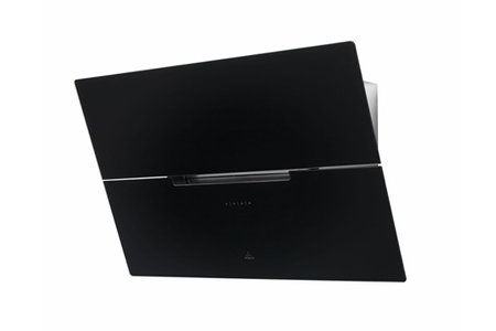 Hotte décorative murale Roblin Hotte inclinée MOLIERE 800 Verre Noir