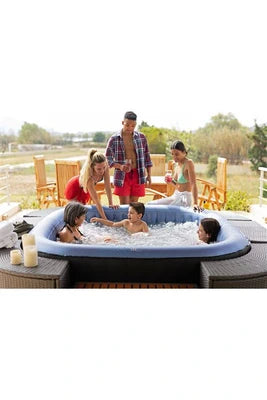 Spa gonflable Aruba - carré 6 places Mspa