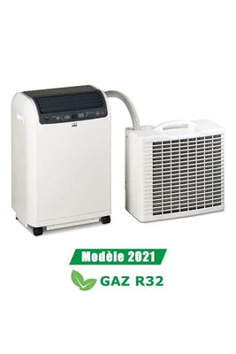 Climatiseur mobile Remko RKL 495 DC 4,3 kW jusqu'à 80m2 Blanc