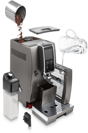 Expresso avec broyeur Delonghi Dinamica FEB3795.T Titanium