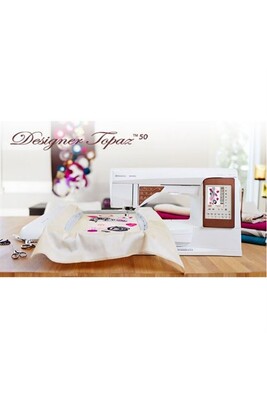 Machine à coudre Husqvarna Designer Topaz 50 + Unité de broderie
