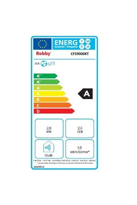 Climatiseur mobile Robby 2600w 26m2 avec kit fenêtre cfs9000kt