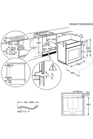 Four Electrolux Intuit EOE8P11W