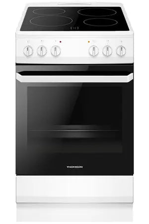 Table De Cuisson Vitrocéramique Thomson TCC51.4Wh Noire 4 Foyers Induction Classe A