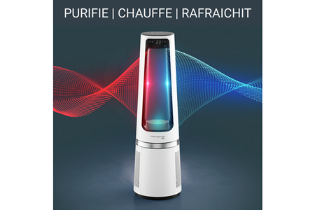 Purificateur Rowenta Eclipse 3-En-1, Purificateur D'air/ Chauffage/ Ventilateur Qu5060f0