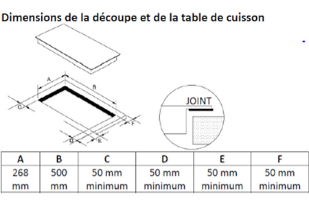 Plaque induction Proline IH 235 T 2 feux