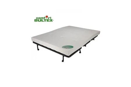 Bz Bultex Comfort Banquette Bz 3 Places - Made In France - L 142 X P 101 Cm - Tissu Noir - Becci Bultex