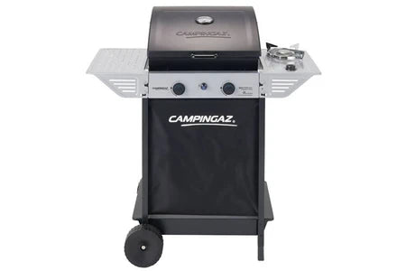 Barbecue Campingaz Barbecue À Gaz 3 Brûleurs En Acier Tablettes Latérales Roues Xpert 100 Ls Rocky