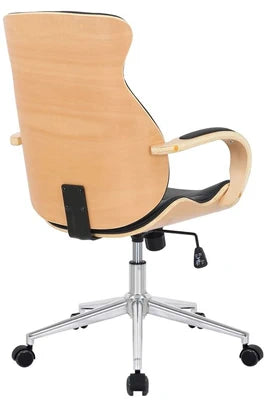 Fauteuil De Bureau Clp Trading Clp Fauteuil De Bureau Melilla En Similicuir , Nature / Noir