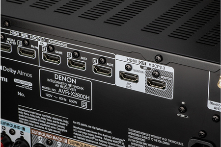 Ampli Home Cinéma Denon AVR-X2800H DAB Noir