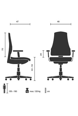 Fauteuil De Bureau Mybuero Fauteuil De Direction Relax Cl120 Simili Cuir Noir