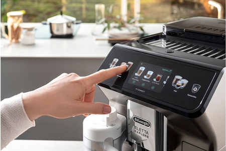 Expresso Avec Broyeur Delonghi Eletta Explore Ecam450.86.T Titanium