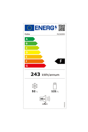 Refrigerateur congelateur en bas Proline PLC163WH