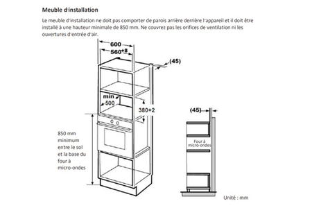 Micro- ondes + Gril Thomson TBIG28IXC