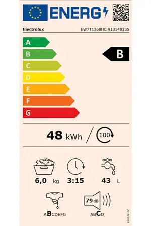 Lave-linge top Electrolux EW7T1368HC