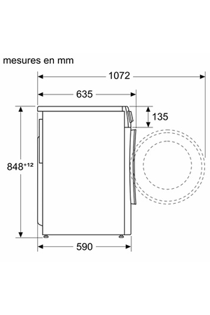 Lave-linge séchant Bosch WNG25400FF