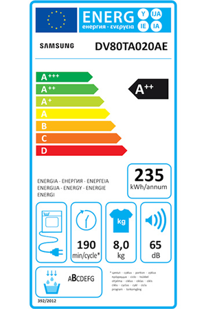 Sèche-linge Samsung DV80TA020AE