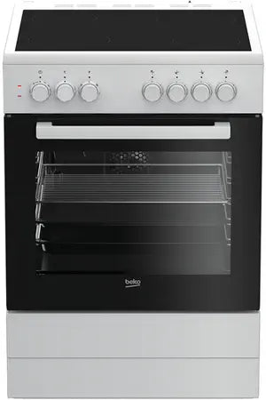 Cuisinière vitrocéramique Beko FSE67100GWS