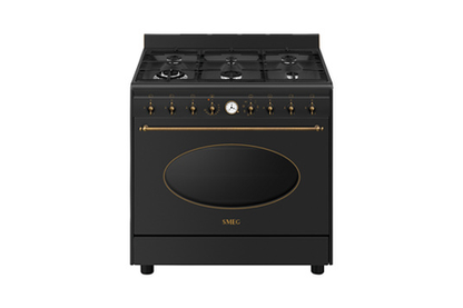 Piano de cuisson Smeg Coloniale 90CM Gaz Anthracite - CO96GMA9