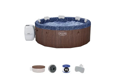 Spa gonflable Bestway toronto airjet plus, contrôle à distance pour 5 à 7 personnes 60163