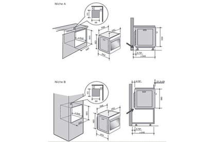 Four De Dietrich DOS7585X