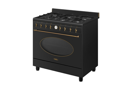 Piano de cuisson Smeg Coloniale 90CM Gaz Anthracite - CO96GMA9