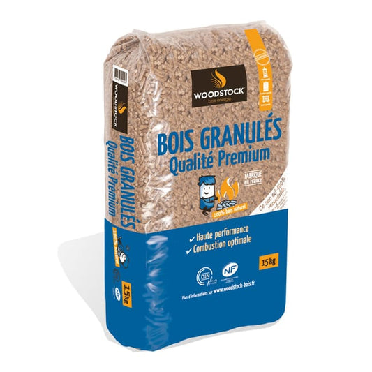 Granulés de bois de chauffage de 66 sacs (15kg le sac)