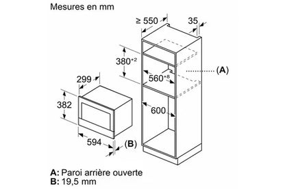 Micro-ondes mono-fonction Siemens BF722L1B1