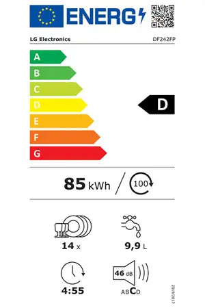 Lave-vaisselle Lg DF242FP