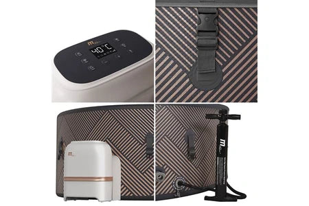 Spa gonflable Mspa connecté rond Ø 192cm Mono - 8 places