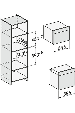 Four Miele H 7364 BP