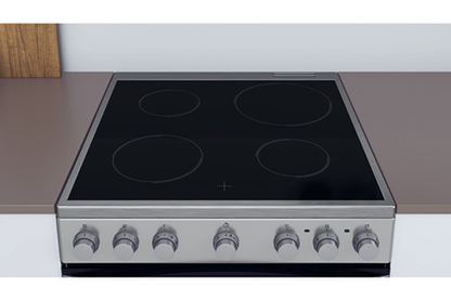 Cuisinière vitrocéramique Indesit IS67V5PCX/E