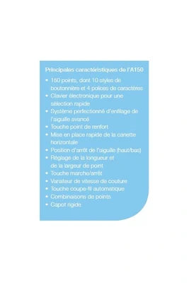 Machine à coudre Brother Innovis A150