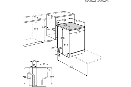 Lave-vaisselle Electrolux ESA47310SW