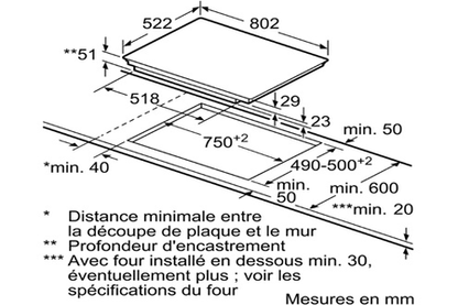 Plaque induction Neff T58UD10X0