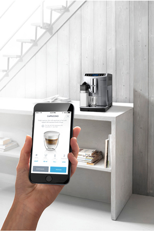 Expresso avec broyeur Delonghi Primadonna S ECAM516.45.MB Metal Et Noir