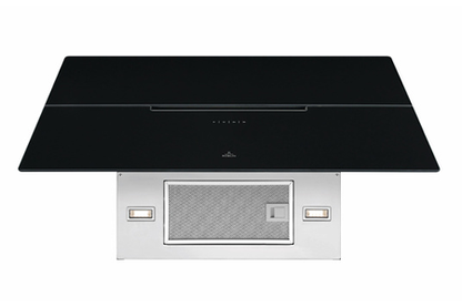 Hotte décorative murale Roblin Hotte inclinée MOLIERE 800 Verre Noir