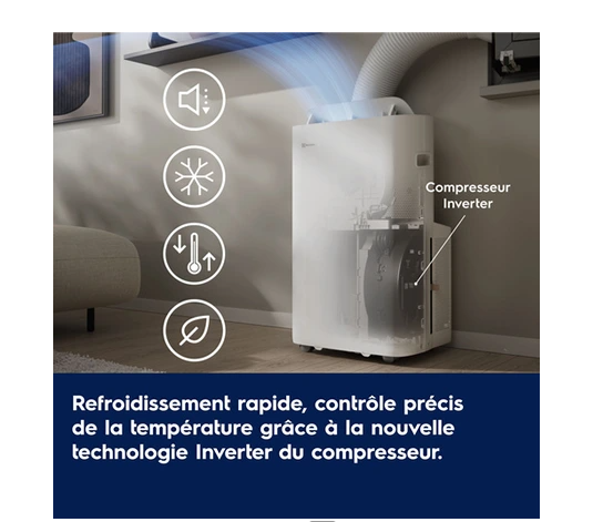 Climatiseur mobile Electrolux ECU7878CSW
