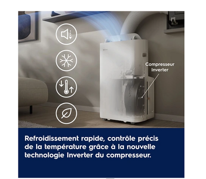 Climatiseur mobile Electrolux ECU7878CSW