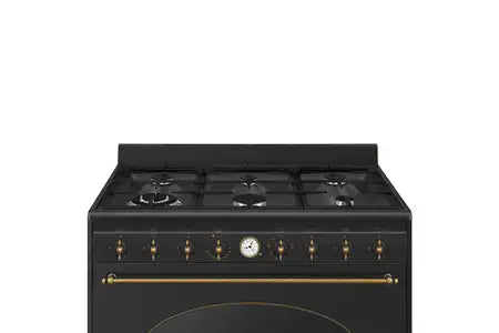 Piano de cuisson Smeg Coloniale 90CM Gaz Anthracite - CO96GMA9