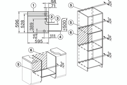 Four Miele DGC7665HCPROIN