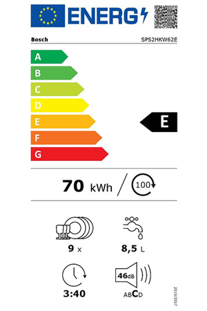 Lave-vaisselle Bosch Serenity SPS2HKW62E