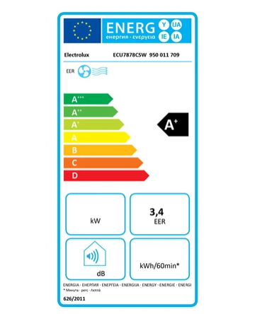 Climatiseur mobile Electrolux ECU7878CSW