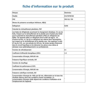 Climatiseur mobile Electrolux ECU7878CSW