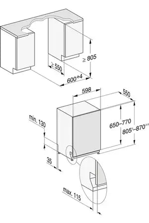 Lave-vaisselle Miele G 5161 SCVI - Encastrable 60 CM