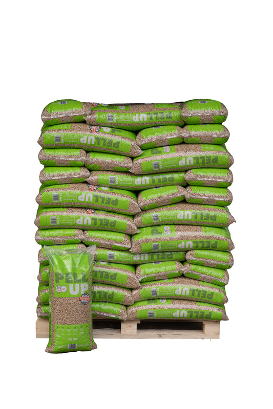 Granulés de bois PELL UP Palette  de 66 sacs 15 Kg le sac