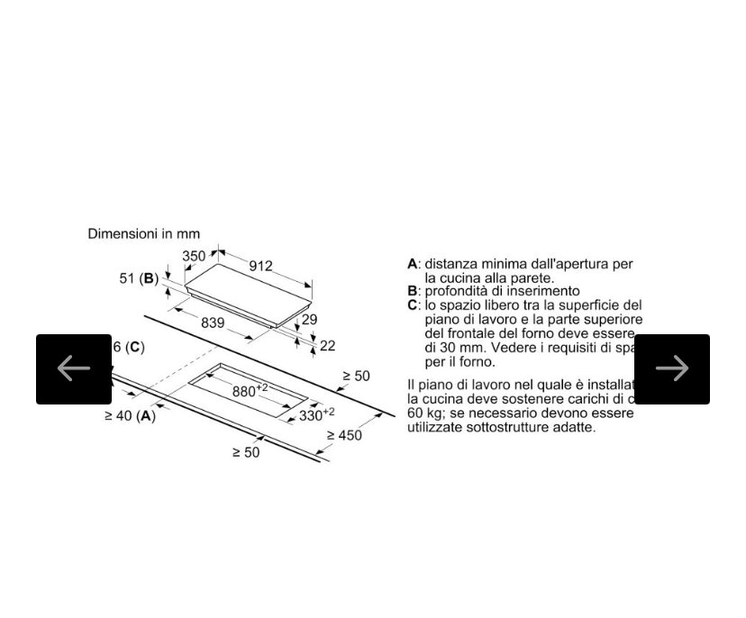 SIEMENS - Plaque induction EX275FXB1E