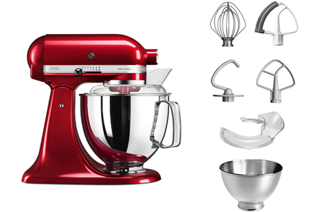 Robot Pâtissier Kitchenaid Artisan Pomme D'amour 4,8l- 5ksm175pseca