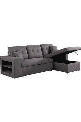 Canapé D'angle Habitat Et Jardin Canapé D'angle Convertible/Réversible Axel - 3 Places - Gris