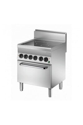 Cuisinière Vitrocéramique Bartscher - Four Électrique Gn 1/1 4,2 Kw - Acier Inoxydable